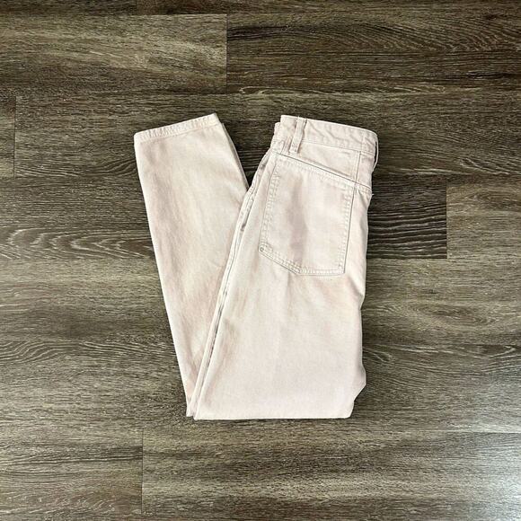 EUC IRO Paris Goma High-Rise Straight Leg Jeans Light Pink FR 40 US 8 Pastel Y2K - Picture 11 of 16